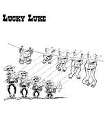 coloriage les daltons tirent